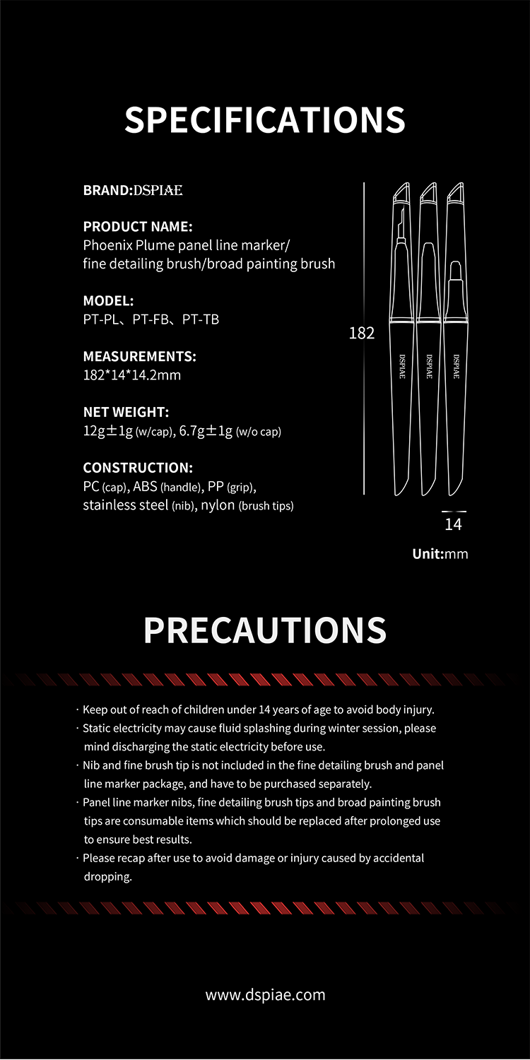 DSPIAE: PT-PL Phoenix Plume Panel Line Marker