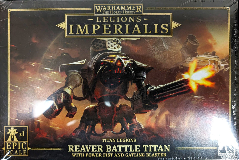 Legions Imperialis: Reaver Battle Titan with Power Fist and Gatling Blaster (Web)