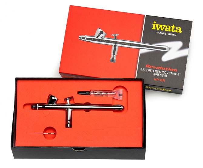 Iwata: Revolution HP-BR Gravity Feed Dual Action Airbrush