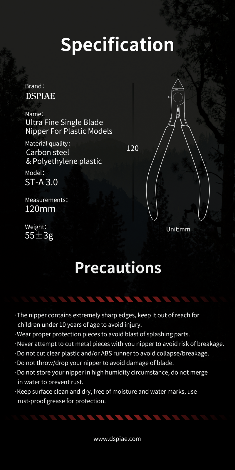 DSPIAE: ST-A3.0 Single Blade Nipper