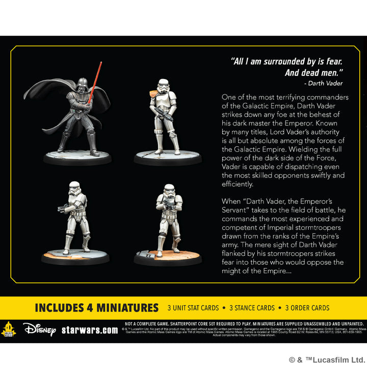 Star Wars Shatterpoint: Fear and Dead Men - Vader Squad Pack Squad Pack