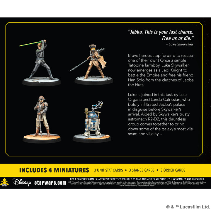 Star Wars Shatterpoint: Fearless and Inventive -  Luke Skywalker Squad Pack Squad Pack