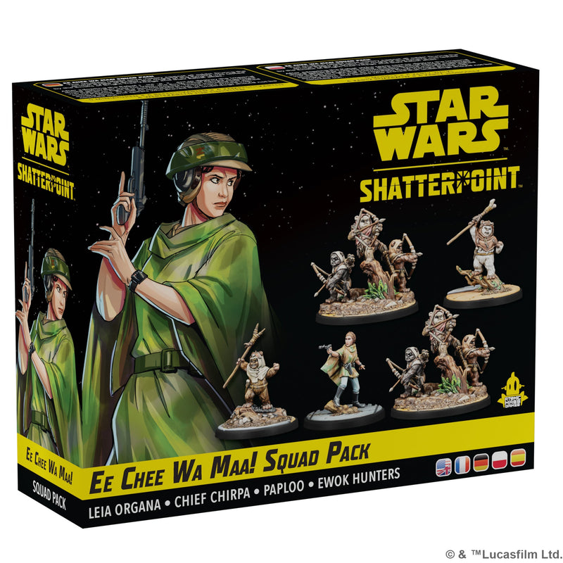 Star Wars Shatterpoint: Ee Chee Wa Maa! -  Leia Organa & Ewok Squad Pack Squad Pack