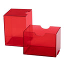 Dragon Shield: Strongbox - Clear Red Acrylic Deck Box