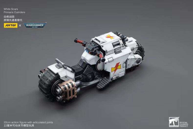 Joytoy: White Scars Raider-Pattern Combat Bike