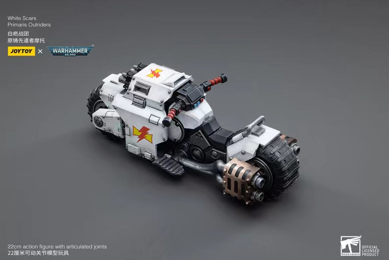 Joytoy: White Scars Raider-Pattern Combat Bike