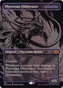 Phyrexian Obliterator (Oil Slick Raised Foil) (ONE-351) (Borderless) [Phyrexia: All Will Be One] Foil