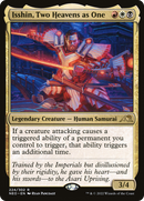 Isshin, Two Heavens as One (NEO-224) [Kamigawa: Neon Dynasty] Foil