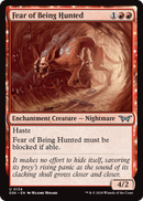 Fear of Being Hunted (DSK-134) [Duskmourn: House of Horror] Foil