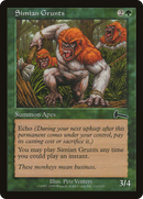 Simian Grunts (ULG-113) [Urza's Legacy] Foil