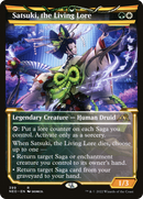 Satsuki, the Living Lore (Showcase) (NEO-399) [Kamigawa: Neon Dynasty] Foil