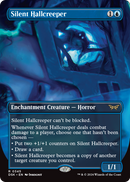 Silent Hallcreeper (Borderless) (DSK-345) [Duskmourn: House of Horror] Foil