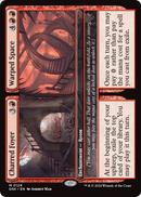 Charred Foyer // Warped Space (DSK-129) [Duskmourn: House of Horror] Foil