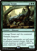 Carnage Tyrant (PRE-179) [Ixalan Promos] Foil