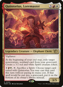 Quintorius, Loremaster (MOM-250) [March of the Machine] Foil