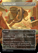 Generous Gift (Borderless) (CMM-624) [Commander Masters] Foil