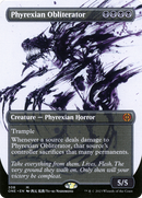 Phyrexian Obliterator (Showcase) (ONE-308) (Borderless) [Phyrexia: All Will Be One] Foil