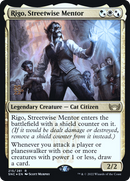 Rigo, Streetwise Mentor (PRE-215) [Streets of New Capenna Promos] Foil