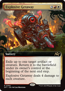 Explosive Getaway (Extended Art) (DFT-390) [Aetherdrift] Foil