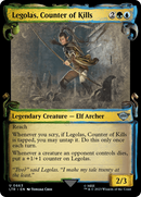 Legolas, Counter of Kills (Showcase Scrolls) (LTR-663) [The Lord of the Rings: Tales of Middle-earth] Foil