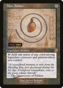 Mox Amber (Schematic) (Serial Numbered) (BRR-098) [The Brothers' War Retro Artifacts] Foil