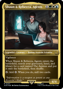 Shaun & Rebecca, Agents (Foil Etched) (ACR-247) [Assassin's Creed] Foil