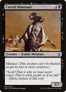 Cursed Minotaur (AKH-085) [Amonkhet] Foil