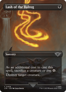 Lash of the Balrog (Borderless) (LTR-408) [The Lord of the Rings: Tales of Middle-earth]