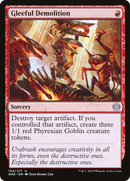 Gleeful Demolition (ONE-134) [Phyrexia: All Will Be One] Foil