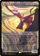 Tazri, Stalwart Survivor (Halo Foil) (MAT-190) (Showcase) [March of the Machine: The Aftermath] Foil