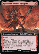 Rosnakht, Heir of Rohgahh (Extended Art) (DMC-075) [Dominaria United Commander] Foil