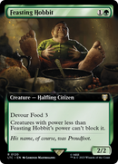 Feasting Hobbit (Extended Art) (LTC-120) [Tales of Middle-earth Commander]