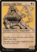 Korlessa, Scale Singer (Showcase) (CLB-427) [Commander Legends: Battle for Baldur's Gate] Foil