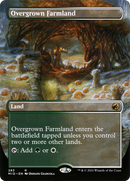 Overgrown Farmland (Borderless) (MID-283) (Borderless) [Innistrad: Midnight Hunt] Foil