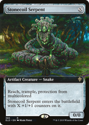 Stonecoil Serpent (Extended Art) (ELD-385) [Throne of Eldraine] Foil