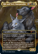 Rin and Seri, Inseparable (Display Commander) - Thick Stock (SLD-1554) (Borderless) [Secret Lair Drop]