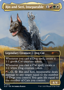 Rin and Seri, Inseparable (Display Commander) - Thick Stock (SLD-1554) (Borderless) [Secret Lair Drop]