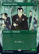 Llanowar Elves (SLD-1129) (Borderless) [Secret Lair Drop] Foil