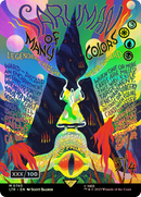 Saruman of Many Colors (Borderless Poster) (Serial Numbered) (LTR-743) [The Lord of the Rings: Tales of Middle-earth] Foil