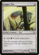 Copper Myr (MRD-158) [Mirrodin] Foil