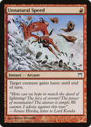 Unnatural Speed (CHK-197) [Champions of Kamigawa] Foil