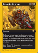 Explosive Getaway (First-Place Foil) (DFT-479) [Aetherdrift] Foil