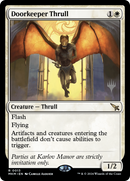 Doorkeeper Thrull (PPMKM-013) [Promo Pack: Murders at Karlov Manor Promos] Foil