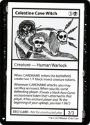 Celestine Cave Witch (CMB1-037) [Mystery Booster Playtest Cards 2019]