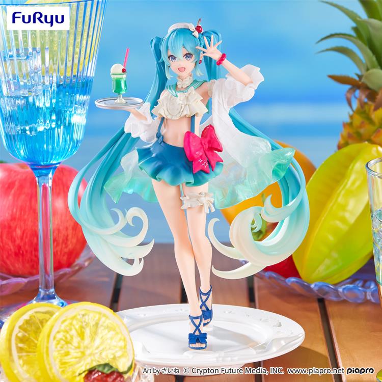 Hatsune Miku: SweetSweets Series (Melon Cream Soda Float Ver.) Exceed Creative Figure