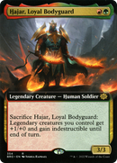 Hajar, Loyal Bodyguard (Extended Art) (BRO-354) [The Brothers' War] Foil