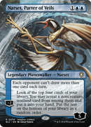 Narset, Parter of Veils (Borderless) (BLC-076) [Bloomburrow Commander] Foil