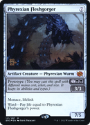 Phyrexian Fleshgorger (PRE-121) [The Brothers' War Promos] Foil