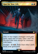 Run for Your Life (Extended Art) (Surge Foil) (WHO-1029) [Doctor Who] Foil