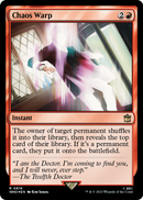 Chaos Warp (Surge Foil) (WHO-816) [Doctor Who] Foil